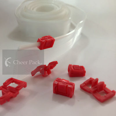 Professional ล็อคซิป Mini ซิป สีแดงสำหรับถุงพีวีซี, สีที่กำหนดเอง