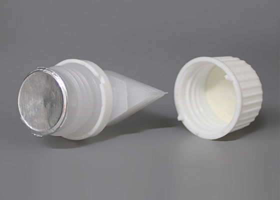หลักฐานการรั่วซึม PE พลาสติกเกรดอาหารเทลงใน Caps กับฝาปิดซีลสำหรับถุงเหลว